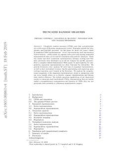 Truncated Random Measures