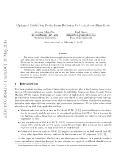 Optimal Black-Box Reductions Between Optimization Objectives