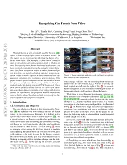 Recognizing Car Fluents from Video