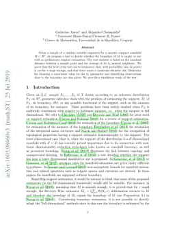On boundary detection