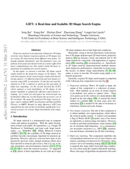 GIFT: A Real-time and Scalable 3D Shape Search Engine