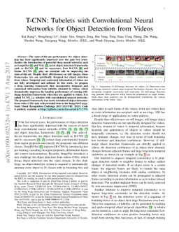 T-CNN: Tubelets with Convolutional Neural Networks for Object Detection
  from Videos