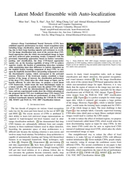 Latent Model Ensemble with Auto-localization