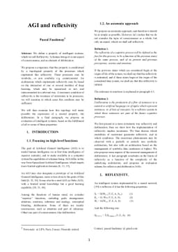 AGI and Reflexivity