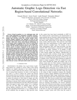 Automatic Graphic Logo Detection via Fast Region-based Convolutional
  Networks