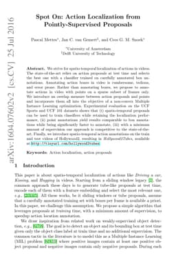 Spot On: Action Localization from Pointly-Supervised Proposals