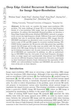 Deep Edge Guided Recurrent Residual Learning for Image Super-Resolution