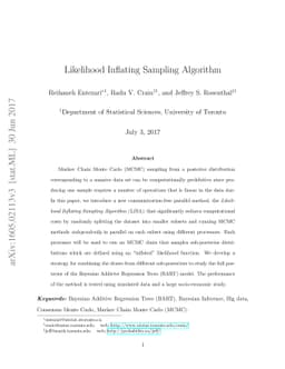 Likelihood Inflating Sampling Algorithm