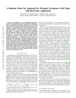 A Random Finite Set Approach for Dynamic Occupancy Grid Maps with
  Real-Time Application