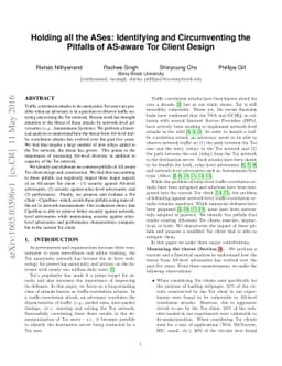 Holding all the ASes: Identifying and Circumventing the Pitfalls of
  AS-aware Tor Client Design