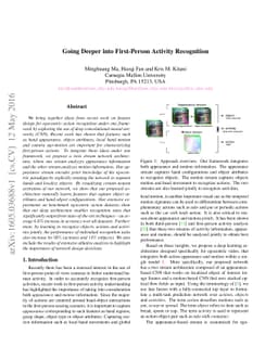 Going Deeper into First-Person Activity Recognition