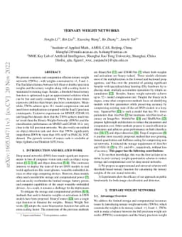 Ternary Weight Networks