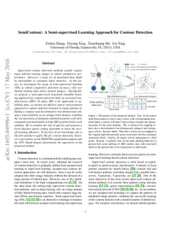 SemiContour: A Semi-supervised Learning Approach for Contour Detection
