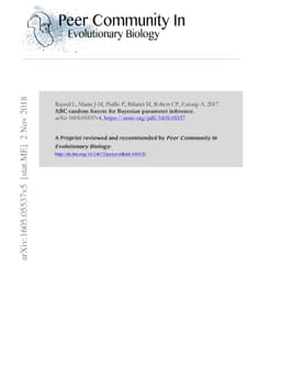 ABC random forests for Bayesian parameter inference