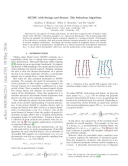 MCMC with Strings and Branes: The Suburban Algorithm