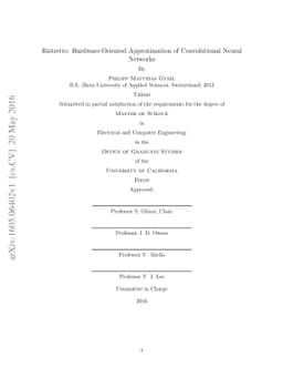 Ristretto: Hardware-Oriented Approximation of Convolutional Neural
  Networks