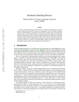Stochastic Patching Process