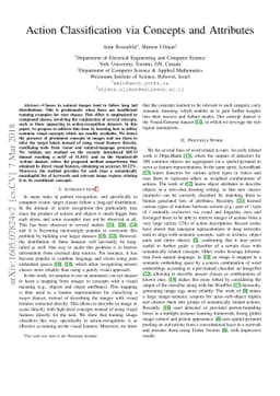 Action Classification via Concepts and Attributes