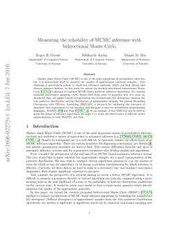 Measuring the reliability of MCMC inference with bidirectional Monte
  Carlo