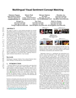 Multilingual Visual Sentiment Concept Matching