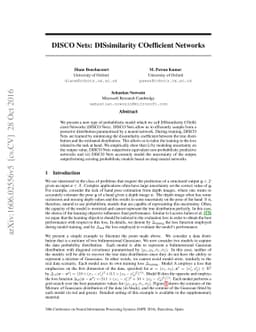 DISCO Nets: DISsimilarity COefficient Networks
