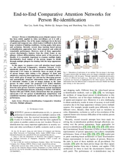 End-to-End Comparative Attention Networks for Person Re-identification