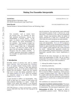 Making Tree Ensembles Interpretable