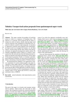 Tubelets: Unsupervised action proposals from spatiotemporal super-voxels