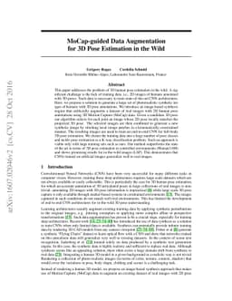 MoCap-guided Data Augmentation for 3D Pose Estimation in the Wild