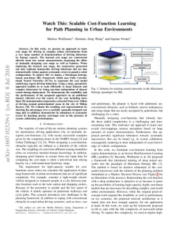 Watch This: Scalable Cost-Function Learning for Path Planning in Urban
  Environments