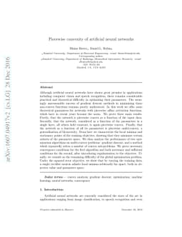 Piecewise convexity of artificial neural networks