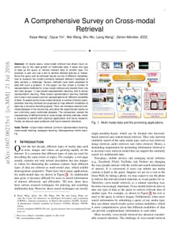 A Comprehensive Survey on Cross-modal Retrieval