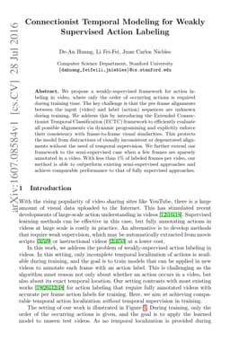 Connectionist Temporal Modeling for Weakly Supervised Action Labeling