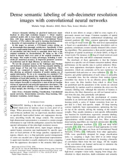 Dense semantic labeling of sub-decimeter resolution images with
  convolutional neural networks