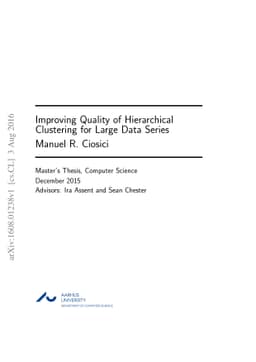 Improving Quality of Hierarchical Clustering for Large Data Series