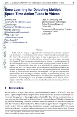 Deep Learning for Detecting Multiple Space-Time Action Tubes in Videos