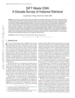 SIFT Meets CNN: A Decade Survey of Instance Retrieval