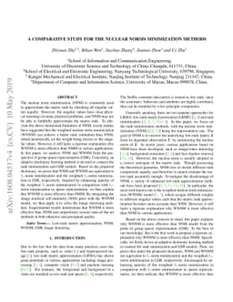 A Comparative Study for the Nuclear Norms Minimization Methods