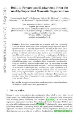 Built-in Foreground/Background Prior for Weakly-Supervised Semantic
  Segmentation