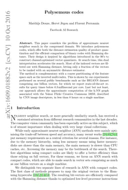 Polysemous codes
