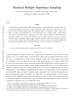 Heretical Multiple Importance Sampling