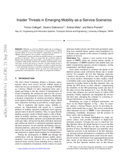 Insider Threats in Emerging Mobility-as-a-Service Scenarios