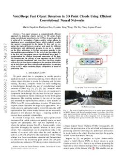 Vote3Deep: Fast Object Detection in 3D Point Clouds Using Efficient
  Convolutional Neural Networks