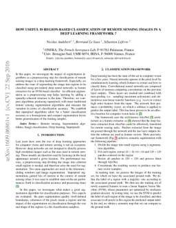 How Useful is Region-based Classification of Remote Sensing Images in a
  Deep Learning Framework?