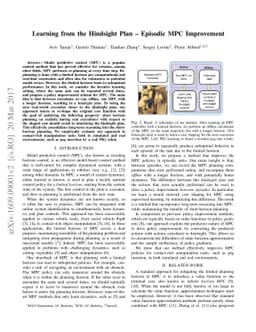 Learning from the Hindsight Plan -- Episodic MPC Improvement