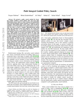 Path Integral Guided Policy Search