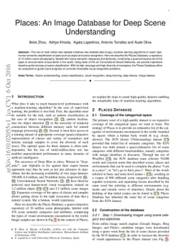 Places: An Image Database for Deep Scene Understanding