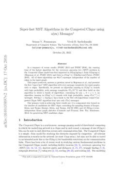 Super-fast MST Algorithms in the Congested Clique using $o(m)$ Messages