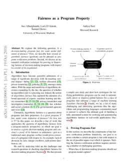 Fairness as a Program Property