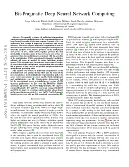 Bit-pragmatic Deep Neural Network Computing